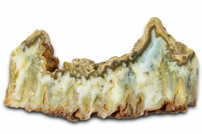 Polished Gabbs Valley Seam Agate Slab - Nevada #371163